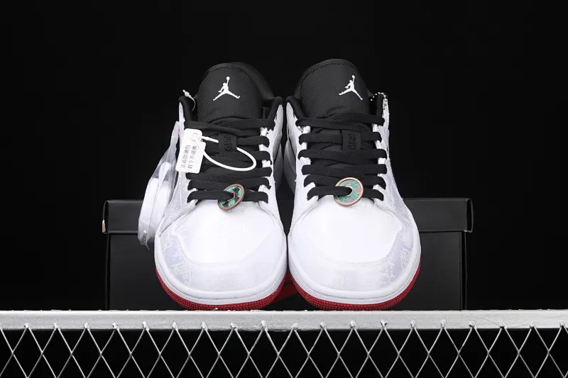 All categories Air Jordan Jordan series basketball shoes Air Jordan 1 Low CLOT x Air Jordan 1 Low "Fearless" AJ1 Joe 1 low-top white silk CU2804-100